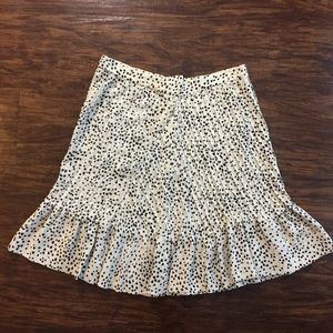 Vintage FENDI pleated silk skirt size 42